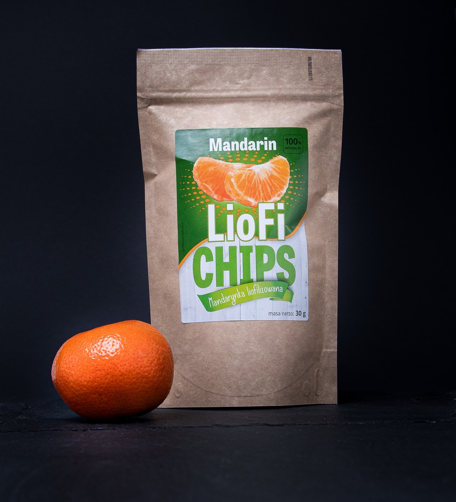 Liofilizowana mandarynka