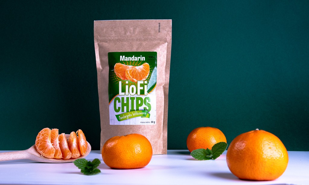 Liofilizowana mandarynka