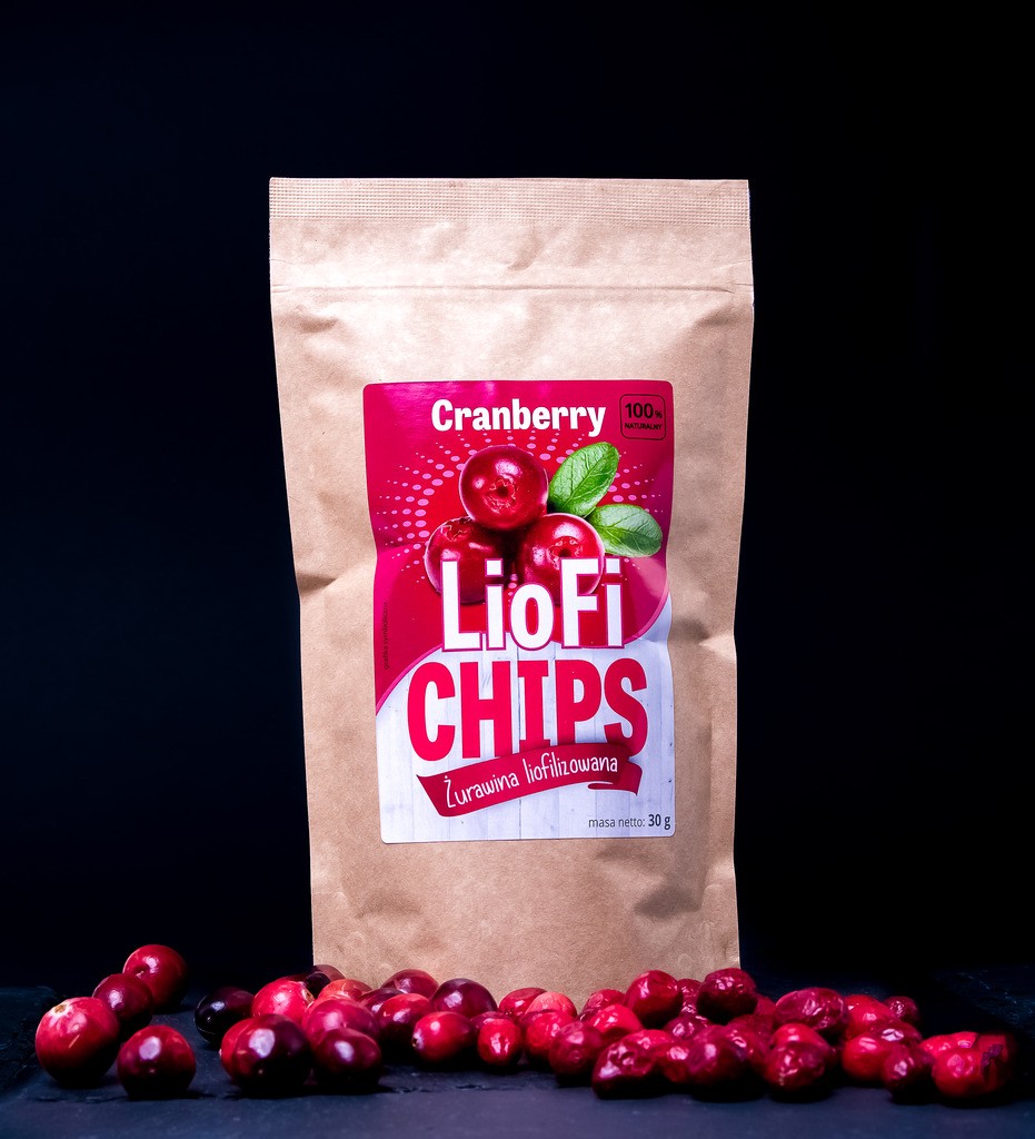 Freeze-dried whole cranberries
