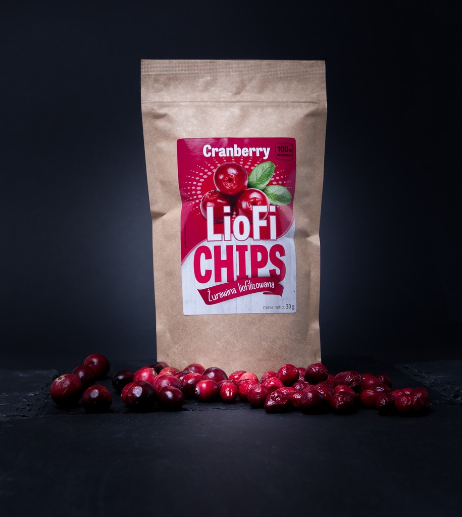 Freeze-dried cranberries