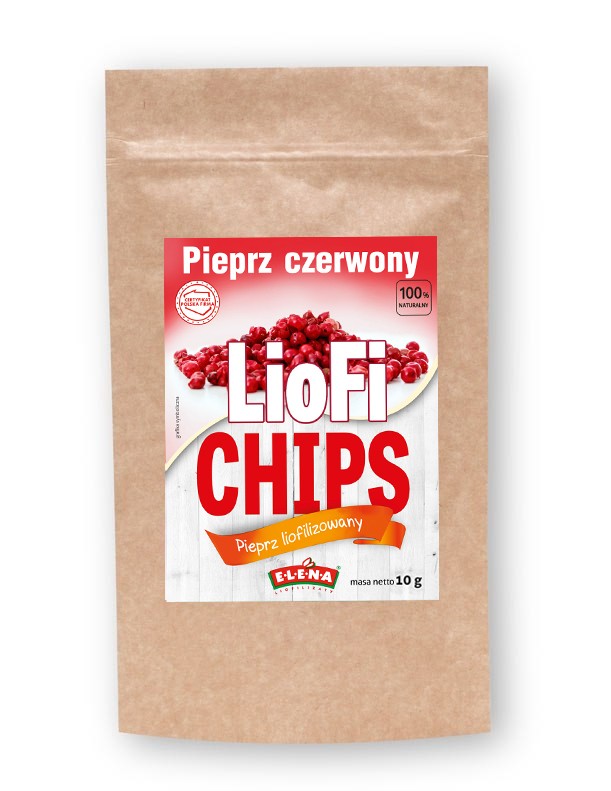 Freeze-dried red pepper