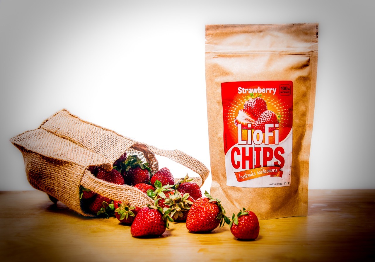 Liofilizowana truskawka