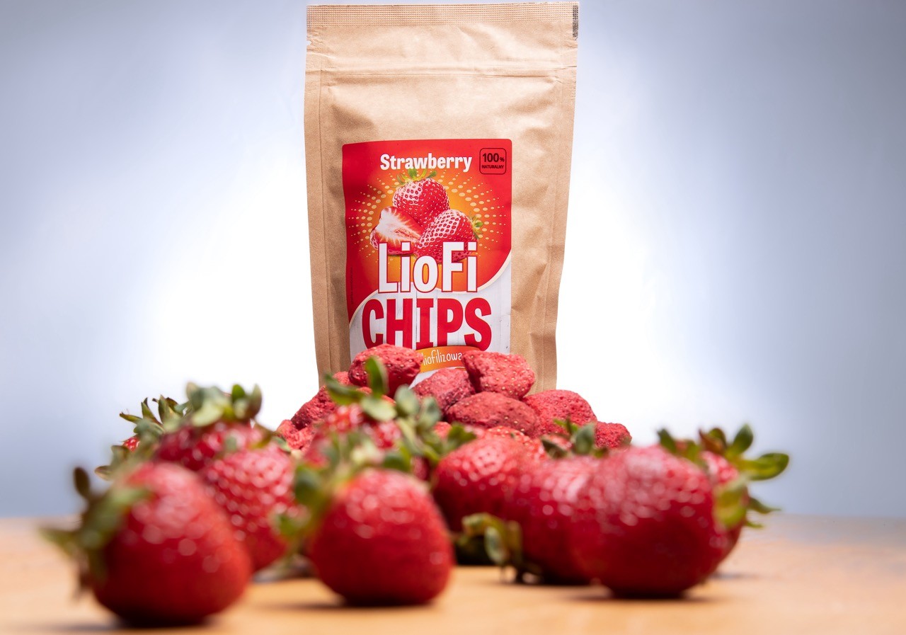 Liofilizowana truskawka