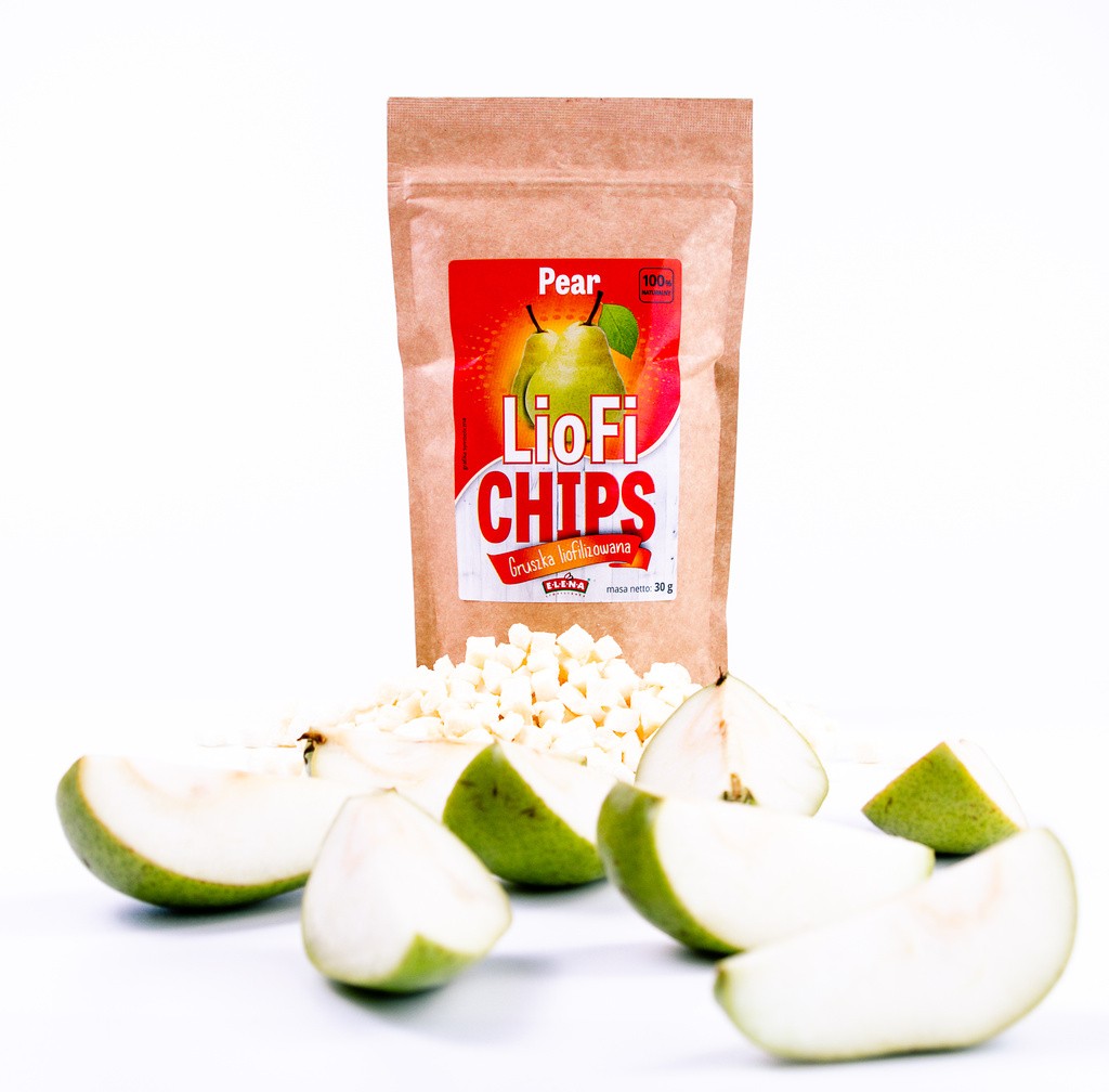 Liofilizowana gruszka