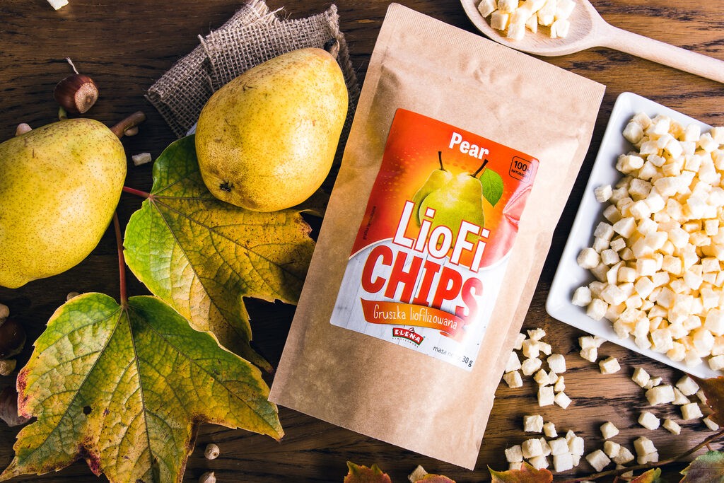 Liofilizowana gruszka