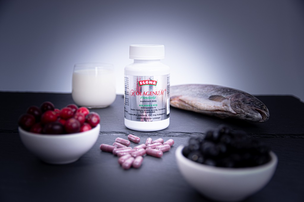 Kolagenum - Hydrolizowany kolagen z ryb 120 kapsułek