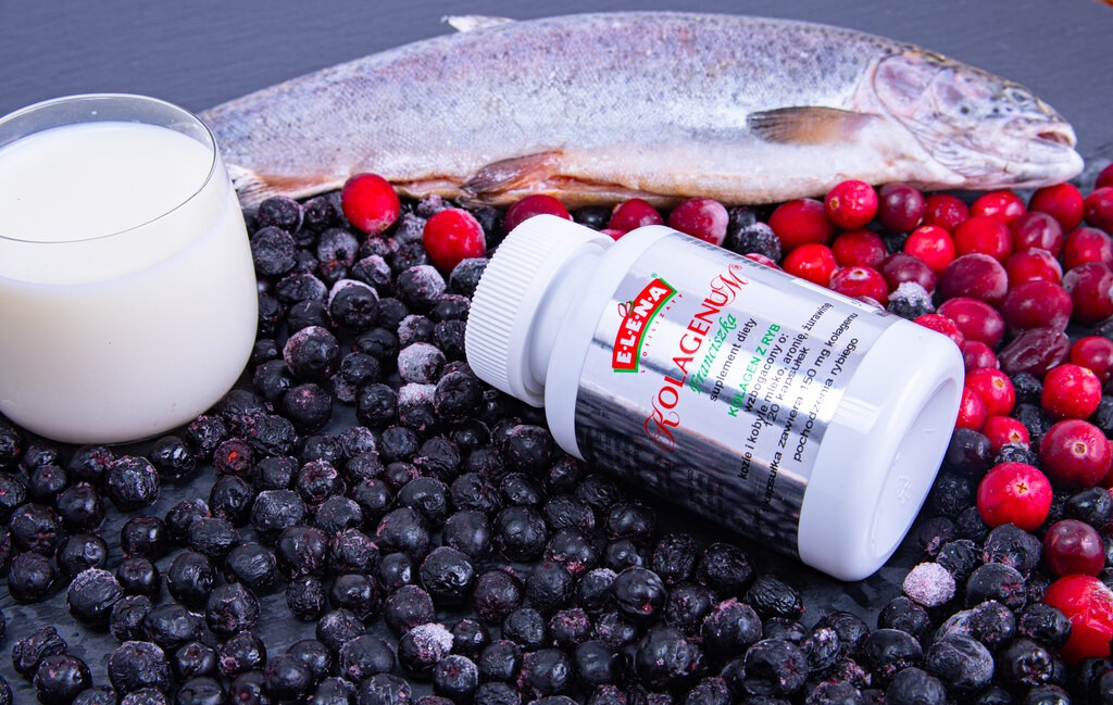 Kolagenum - Hydrolizowany kolagen z ryb 120 kapsułek