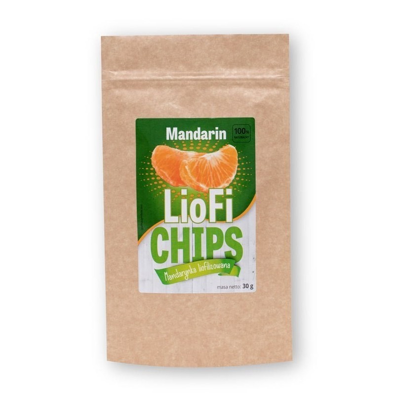 Freeze-dried tangerine