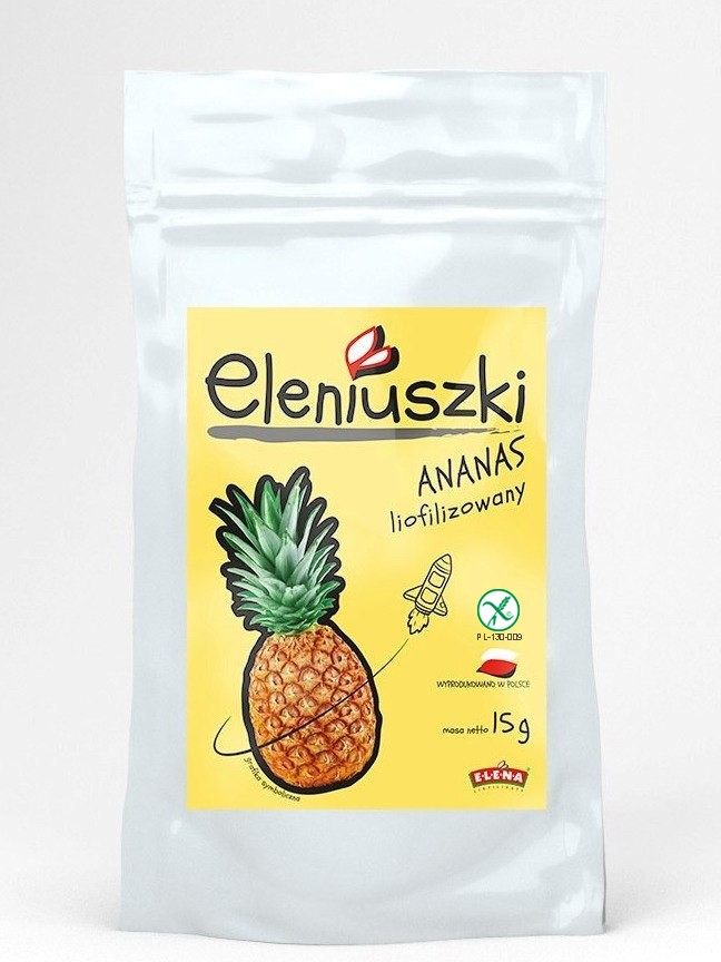 Eleniuszki – freeze-dried pineapple