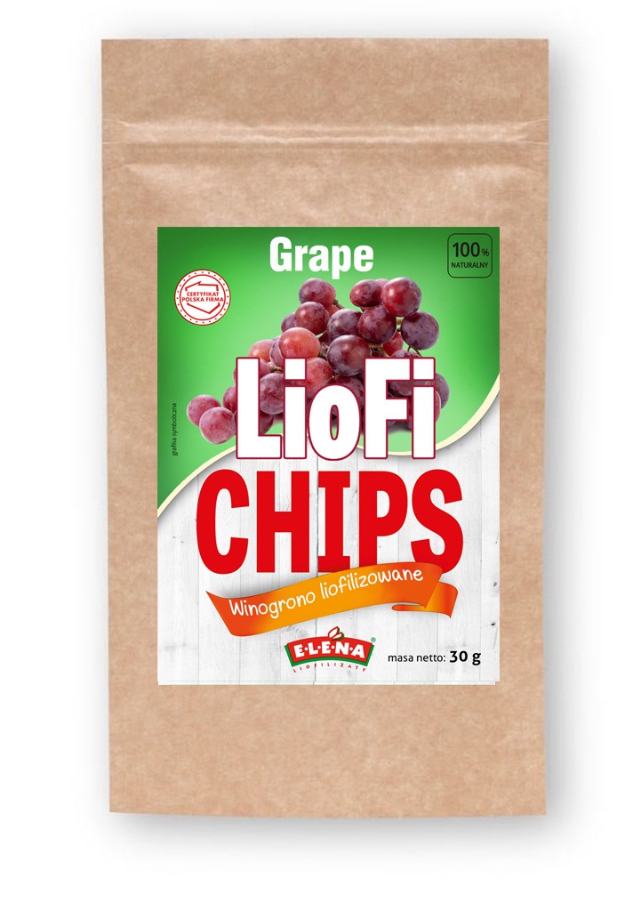 Freeze-dried red grape