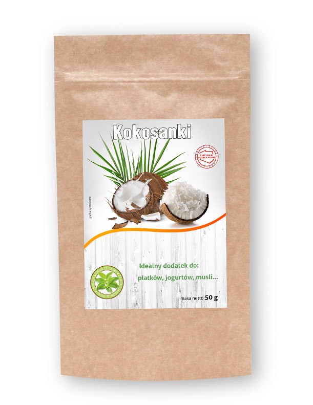 Freeze-dried coconuts