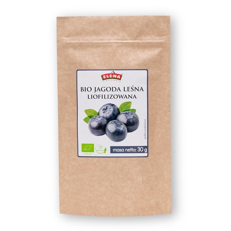 Bio freeze-dried blueberries, 30 g
