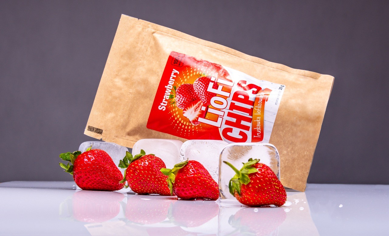 Liofilizowana truskawka