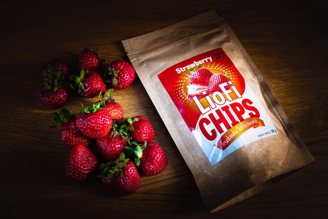 Liofilizowana truskawka