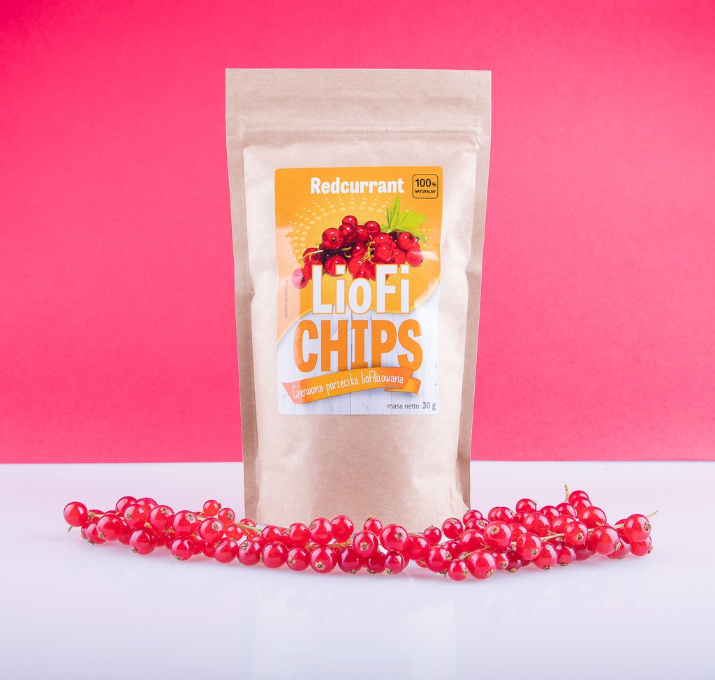 Freeze-dried redcurrants