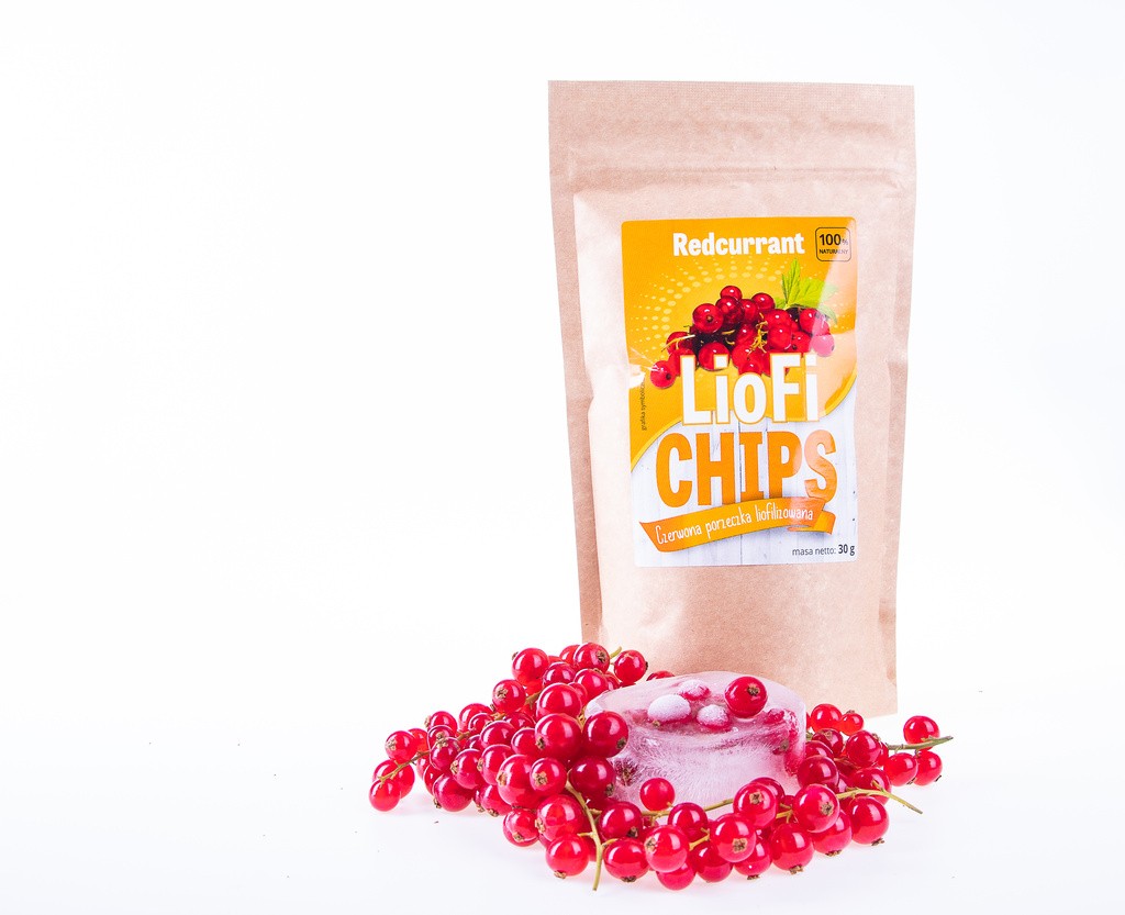 Freeze-dried redcurrants