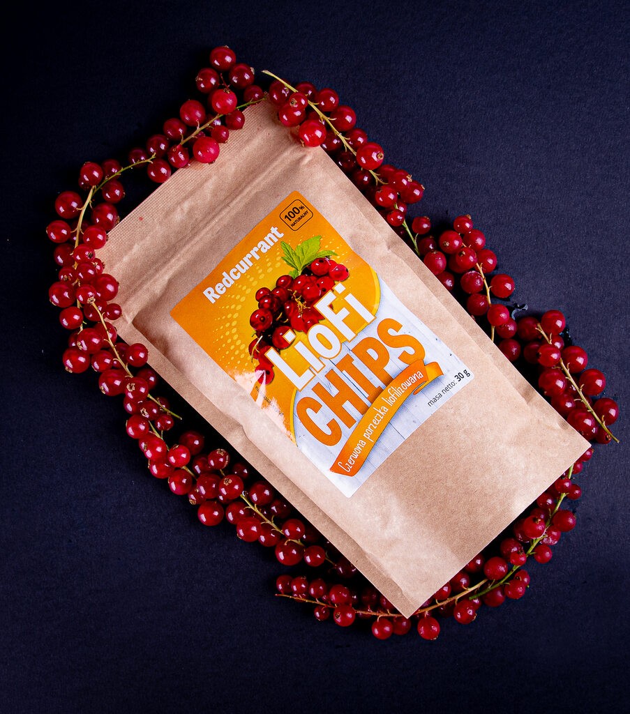 Freeze-dried redcurrants