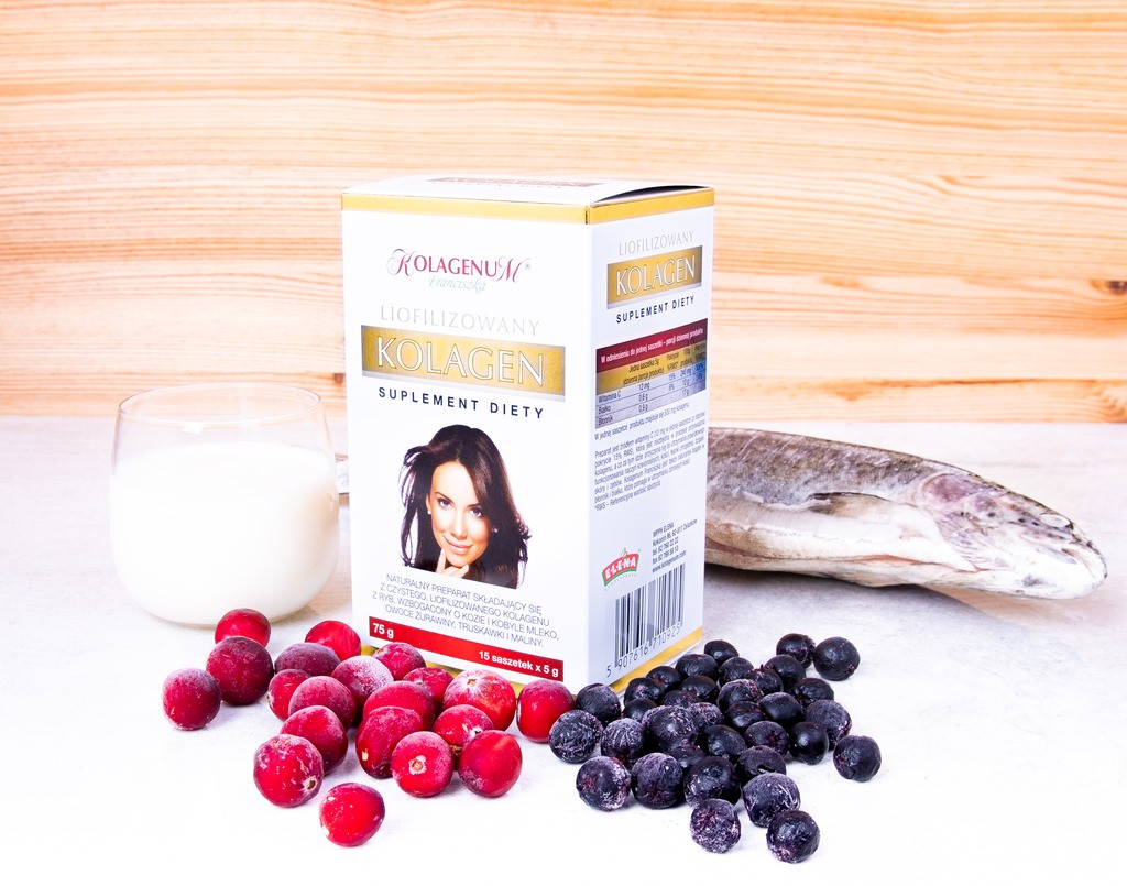 Collagenum – freeze-dried collagen from fish, 15 sachets