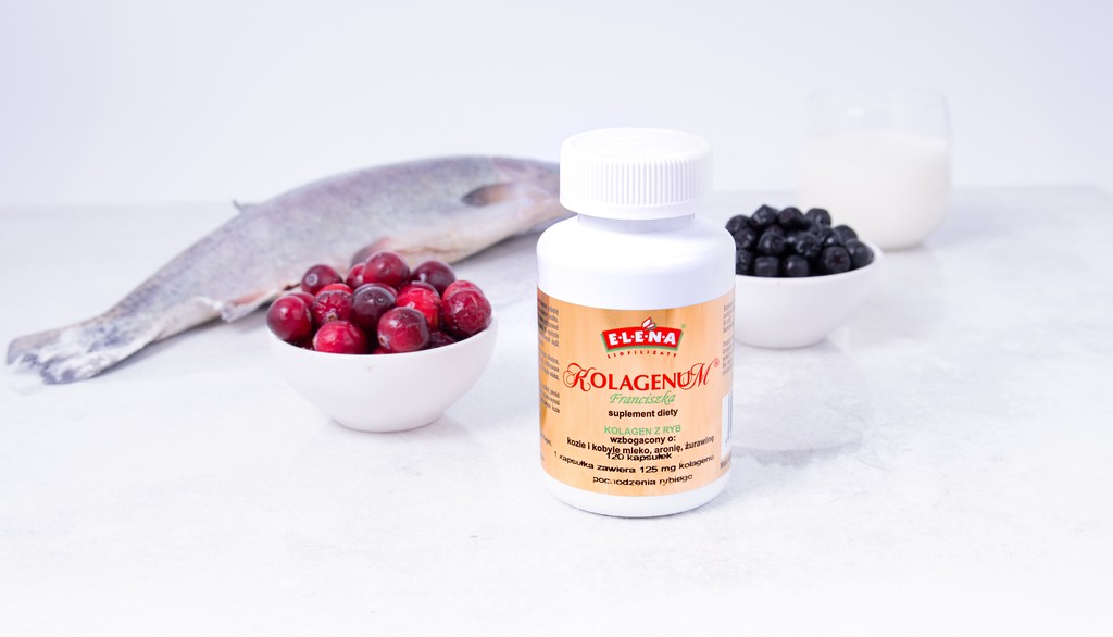 Collagenum – freeze-dried collagen from fish, 120 capsules